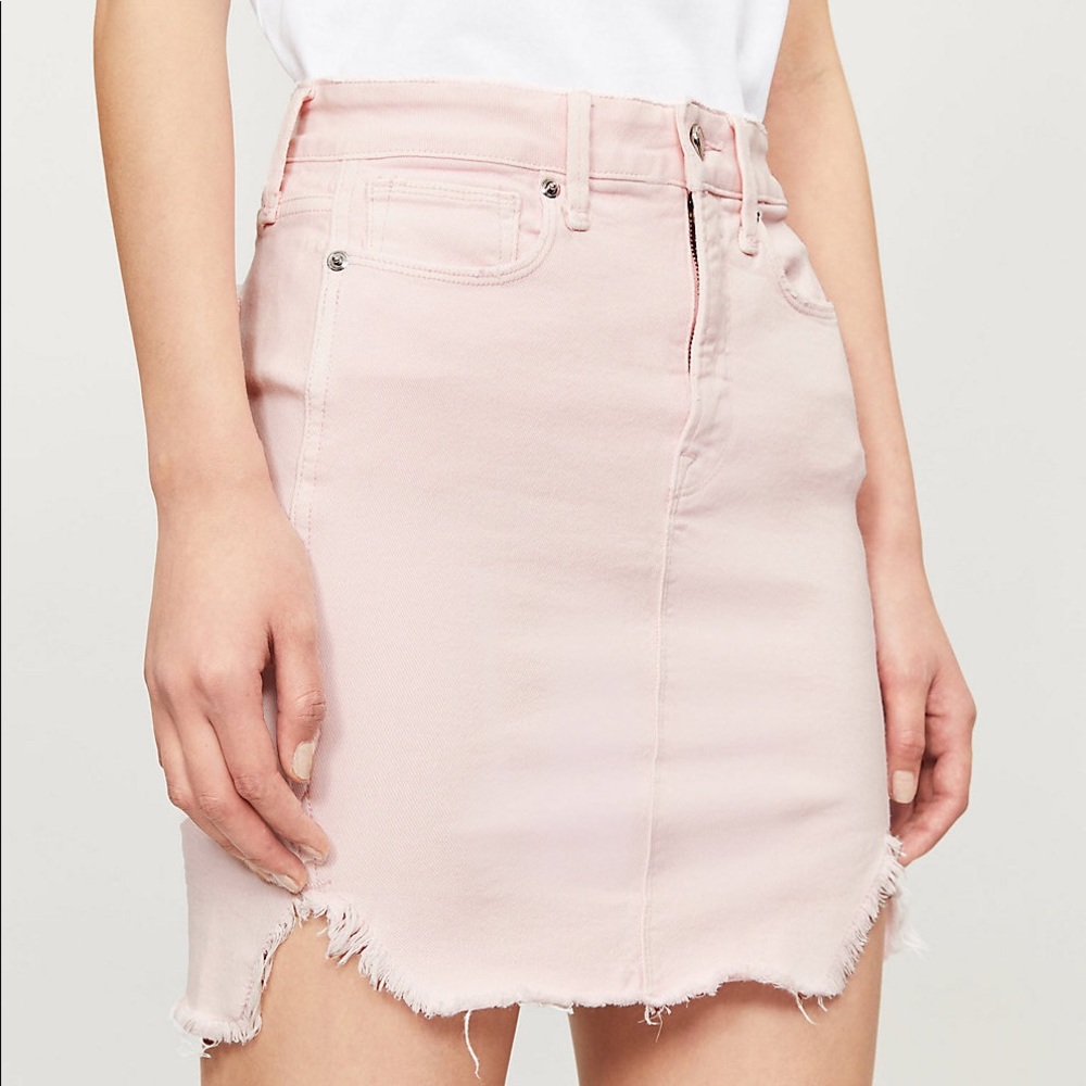 Good American Denim Skirt Pink sz14 NWT